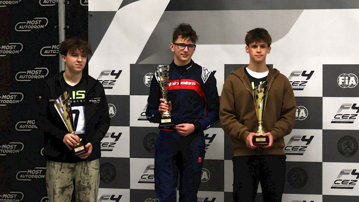 F4 CEZ Academy Winners — Martin Tóth on podium