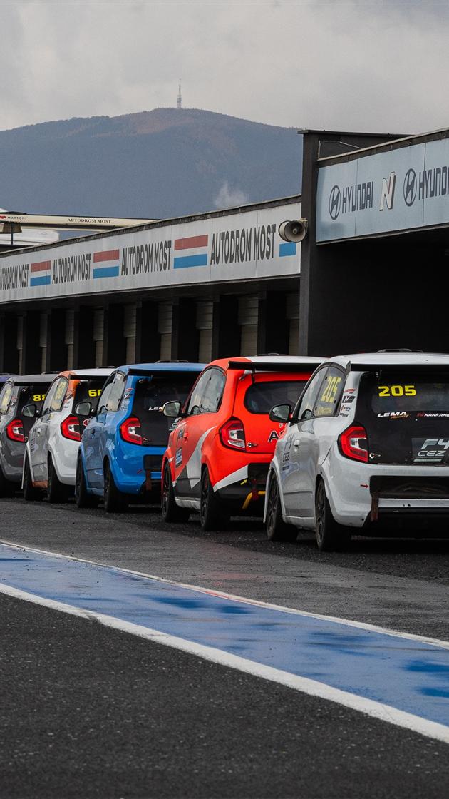 Martin Tóth Racing — Renault Twingo Cup cars at Autodrom Most